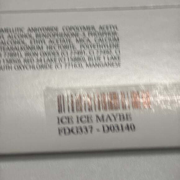 NWT Color Street "Ice Ice Maybe" Glitter Snowflakes Nail Strips - Picture 4 of 5